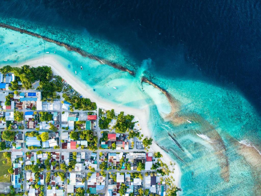 вид на остров с воздуха